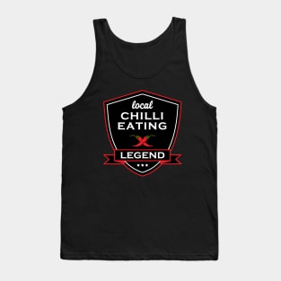 Chilli Eating Legend Badge Tank Top